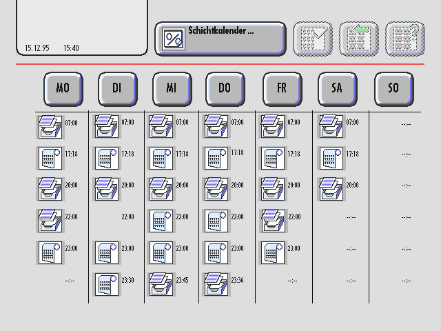 MGR GUI for Touchscreen